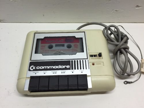 Commodore Datasette tape drive.