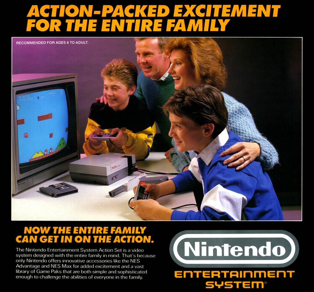 Nintendo Entertainment System magazine ad.